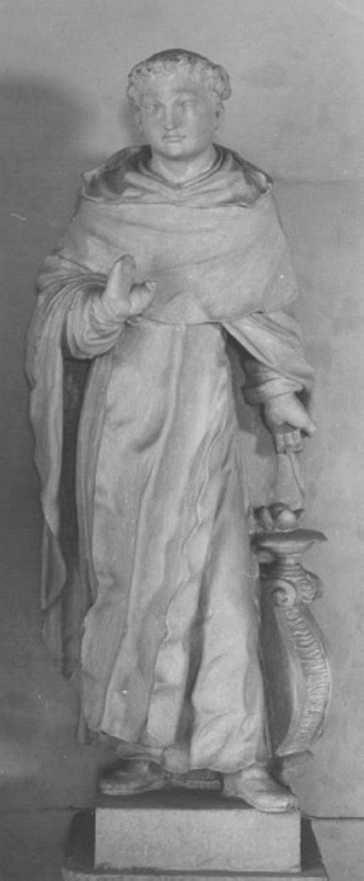 Santo (statua) di Calvi Giovanni (attribuito) (secc. XVII/ XVIII)