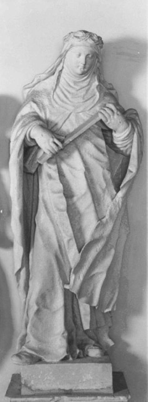 Santa Caterina da Siena (statua) di Calvi Giovanni (attribuito) (secc. XVII/ XVIII)
