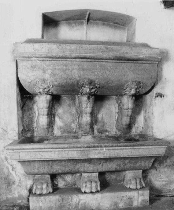 lavabo - ambito vicentino (sec. XVI)