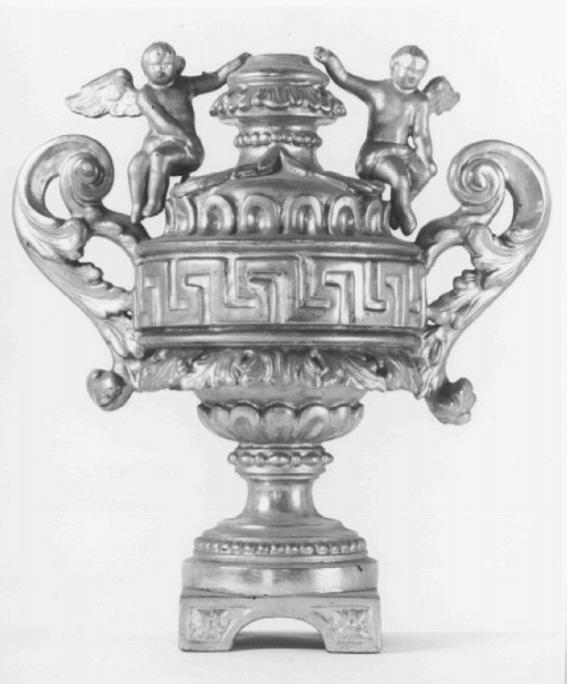 vaso d'altare con composizione floreale - ambito vicentino (sec. XIX)