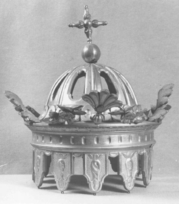 baldacchino di tronetto per esposizione eucaristica - ambito vicentino (sec. XIX)