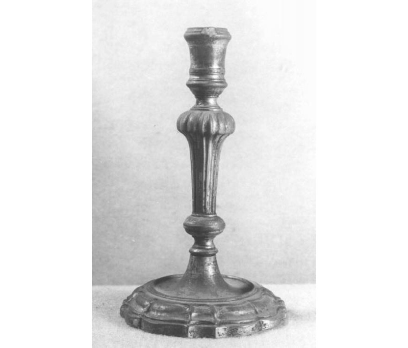 candeliere d'altare - ambito veneto (sec. XVIII)