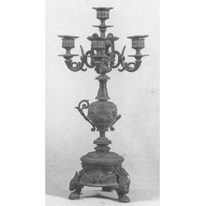 candelabro, serie - ambito veneto (secc. XIX/ XX)