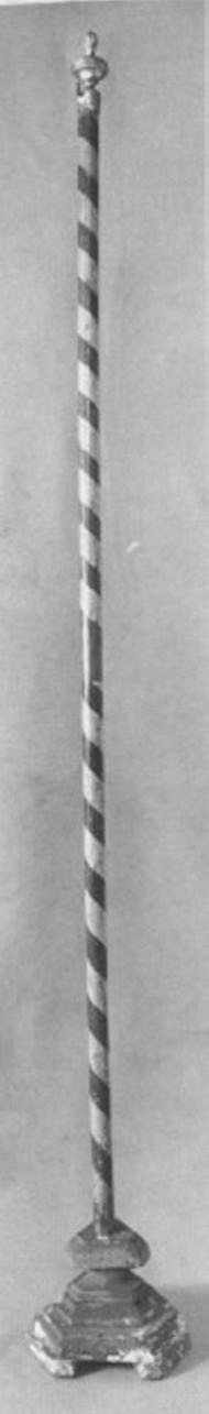 mazza processionale - ambito veneto (sec. XIX)