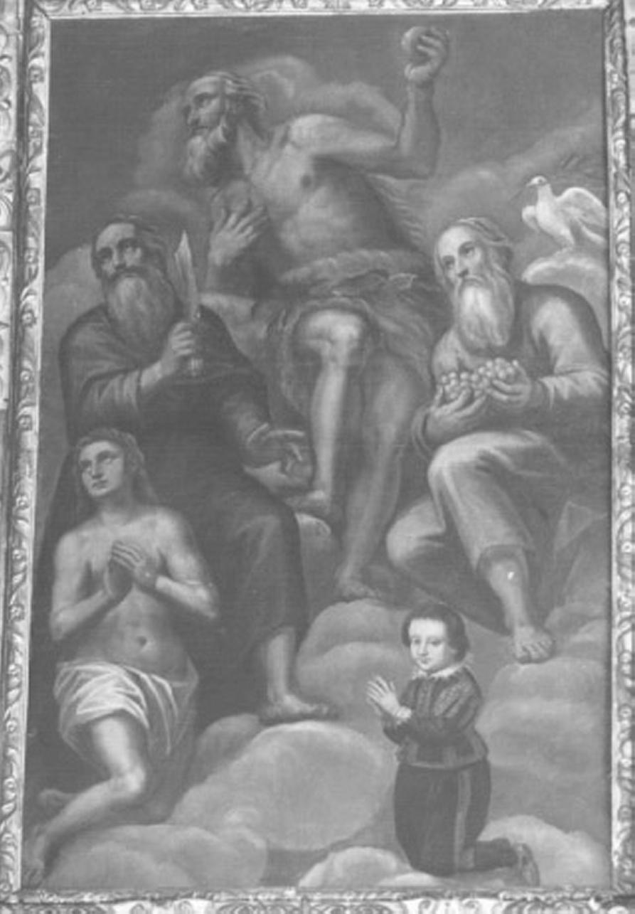 figli di Noè come patriarchi delle tre parti del mondo (dipinto) di Maganza Alessandro (bottega) (sec. XVII)