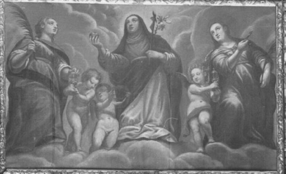 Santa Lucia (dipinto) di Maganza Giovanni Battista Il Giovane (attribuito) (sec. XVII)