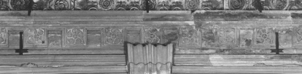 motivo decorativo a rosette (decorazione plastica) di Albanese Giovanni Battista (bottega) (sec. XVII)
