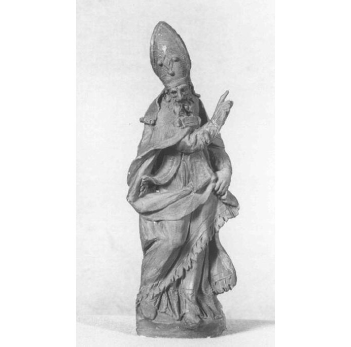 vescovo (statuetta) - ambito veneto (sec. XVIII)
