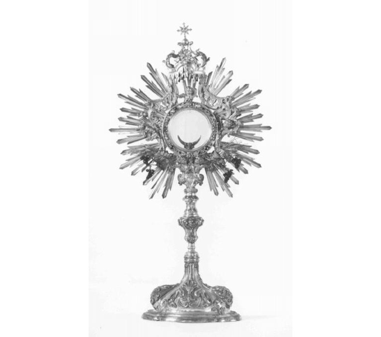 ostensorio - ambito veneto (sec. XVIII)