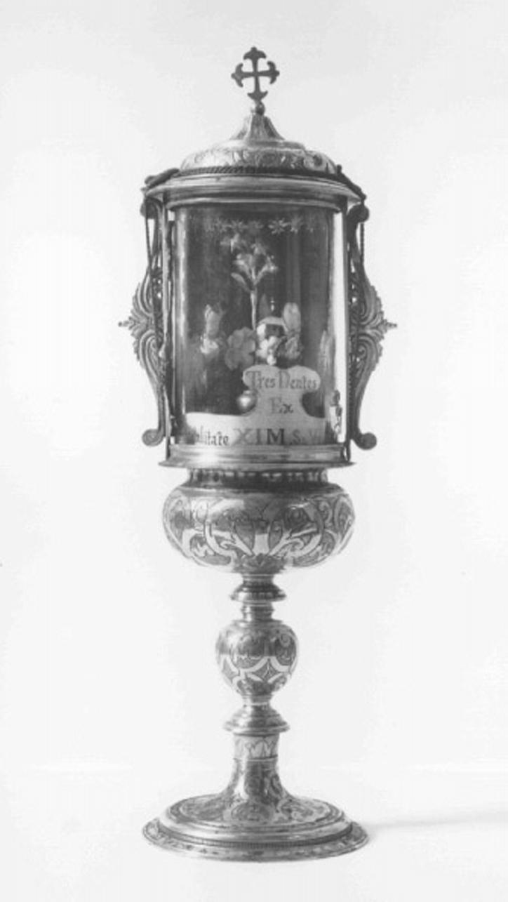 fiala di pellegrinaggio - ambito veneto (sec. XVII)