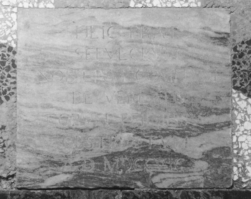 lapide - ambito veneto (sec. XVIII)