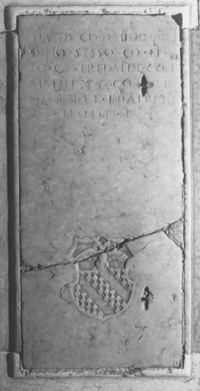 lapide tombale - ambito veneto (sec. XVI)