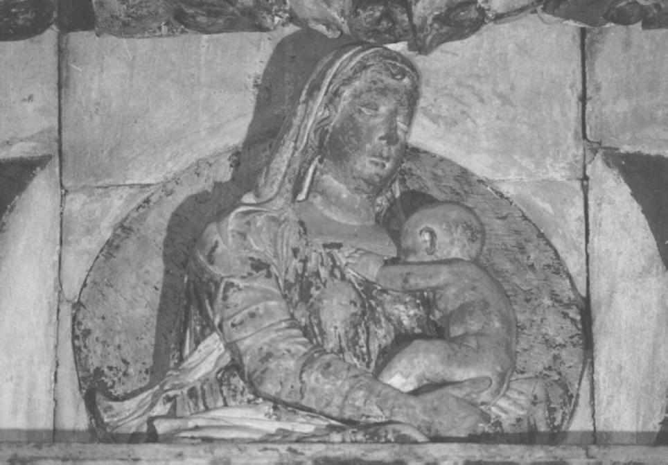 Madonna con Bambino (gruppo scultoreo) di Rocco Da Vicenza (attribuito) (inizio sec. XVI)