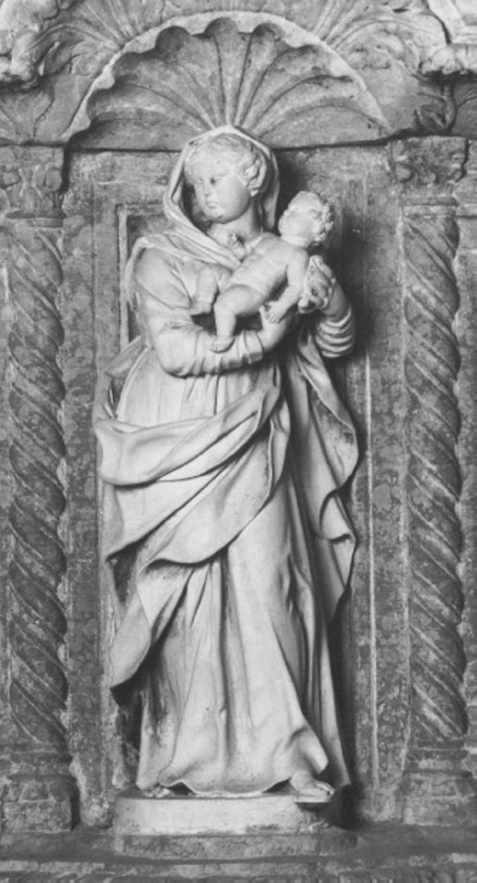Madonna con Bambino (statua) di Sordina Giuseppe (sec. XVIII)