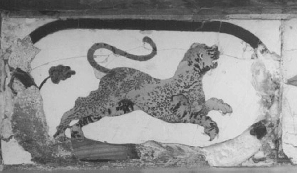 tigre (decorazione a intarsio) di Corbarelli Benedetto (sec. XVII)