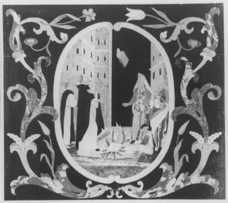 San Domenico (decorazione a intarsio) di Bovio Da Feltre, Corbarelli Antonio, Corbarelli Domenico, Corbarelli Francesco, Corbarelli Benedetto (sec. XVII)