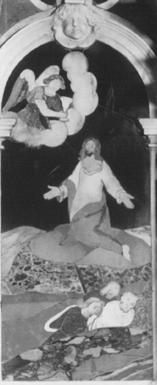 orazione di Cristo nell'orto di Getsemani (decorazione a intarsio) di Bovio Da Feltre, Corbarelli Antonio, Corbarelli Domenico, Corbarelli Francesco, Corbarelli Benedetto (sec. XVII)