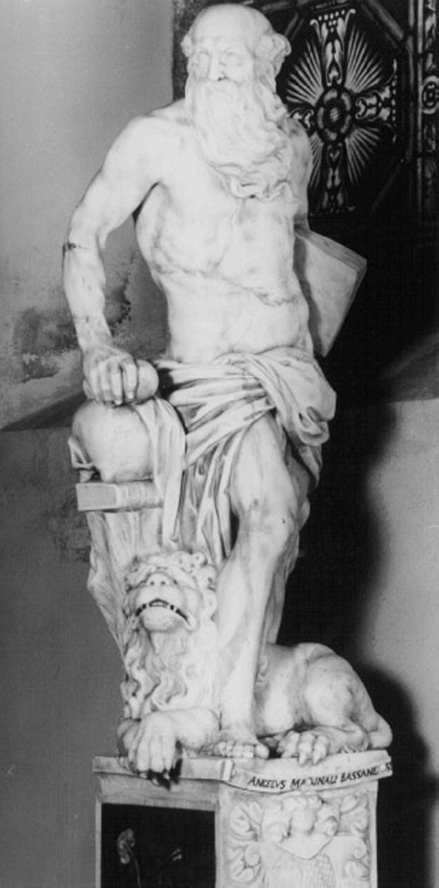San Girolamo (statua) di Marinali Angelo (attribuito) (sec. XVII)