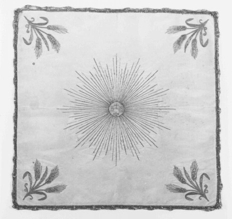 velo di ostensorio - ambito veneto (seconda metà sec. XIX)