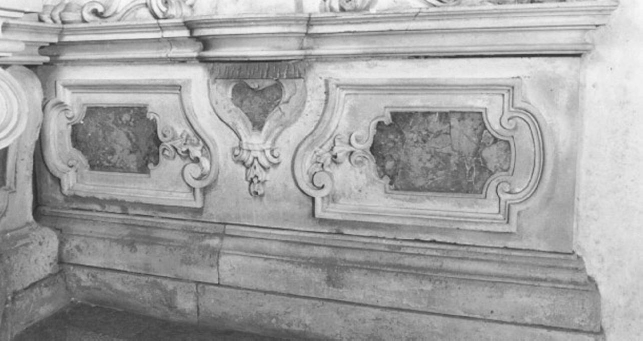 decorazione plastica, serie di Muttoni Francesco, Bignetti Carlo (sec. XVIII)