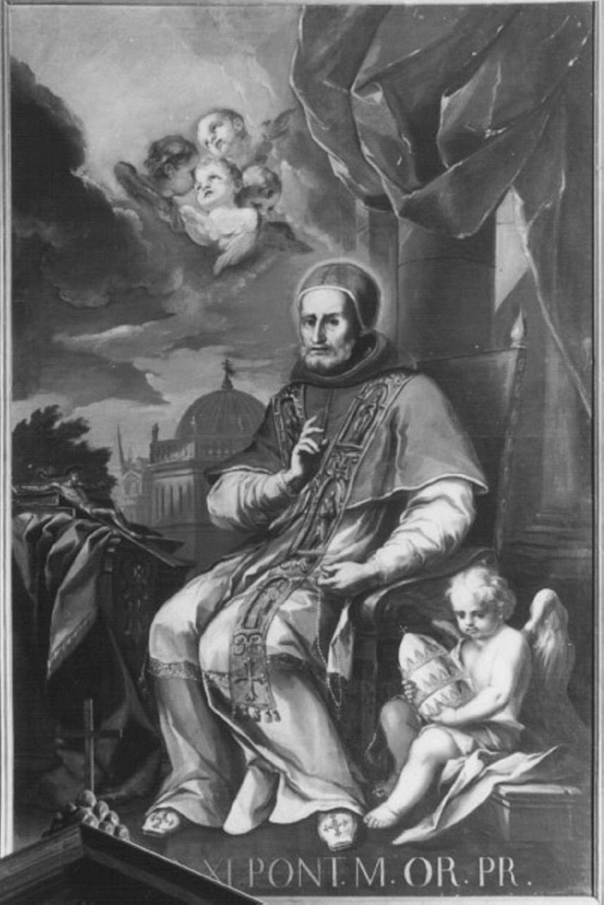 papa Benedetto XI (dipinto) di Menarola Cristoforo (attribuito) (sec. XVIII)