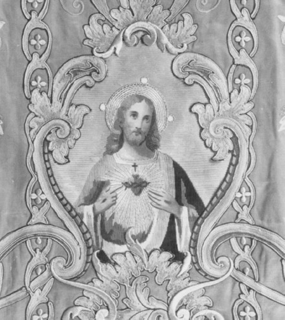 Sacro Cuore di Gesù (dipinto) - manifattura italiana (sec. XIX)