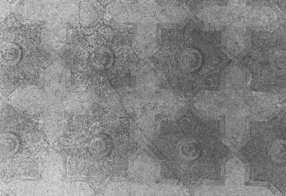 motivo decorativo geometrico (dipinto) - ambito veneto (sec. XIX)