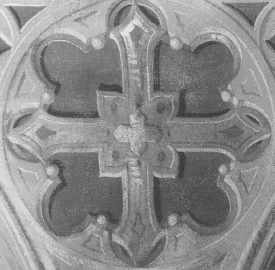 motivi decorativi (dipinto) - ambito veneto (sec. XIX)