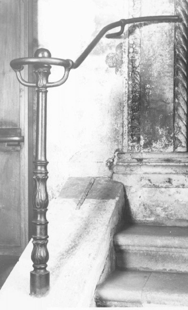 corrimano - ambito veneto (seconda metà sec. XIX)