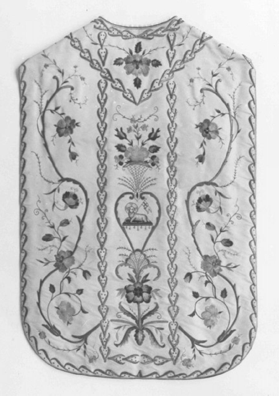 paramento liturgico - manifattura italiana (fine/inizio secc. XIX/ XX)