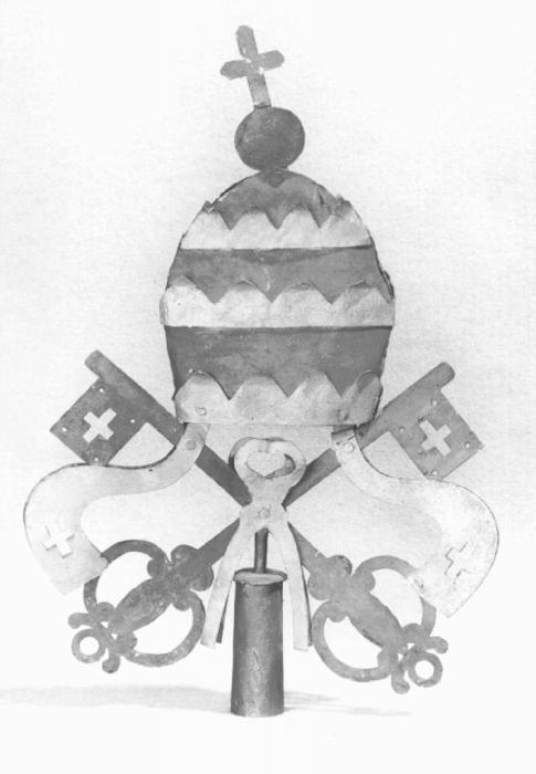 mazza processionale, frammento - ambito veneto (secc. XVIII/ XIX)