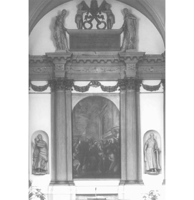 mostra d'altare di Albanese Giovanni Battista (attribuito) (sec. XVI)