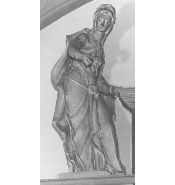 figura allegorica femminile (statua) di Albanese Giovanni Battista (attribuito) (sec. XVI)