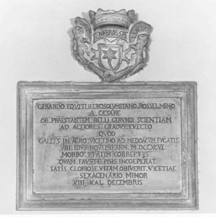 lapide - ambito veneto (sec. XVIII)