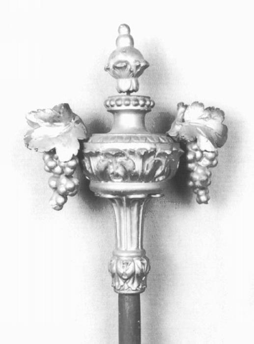 mazza processionale - ambito veneto (secc. XVIII/ XIX)