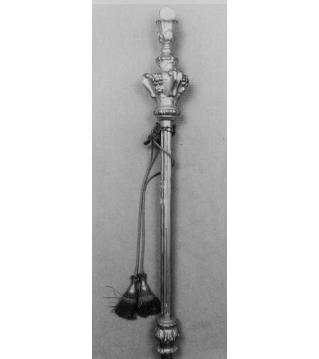 mazza processionale - ambito veneto (secc. XVIII/ XIX)