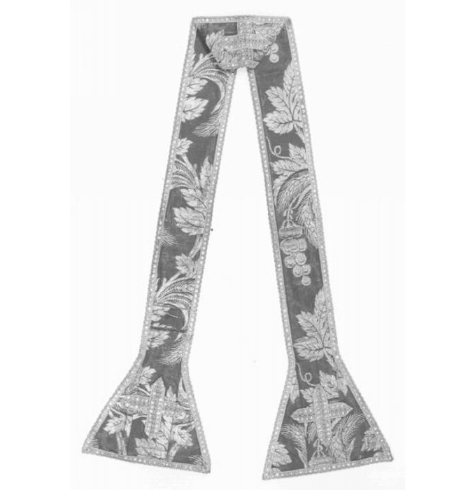 stola - manifattura italiana (seconda metà sec. XIX)