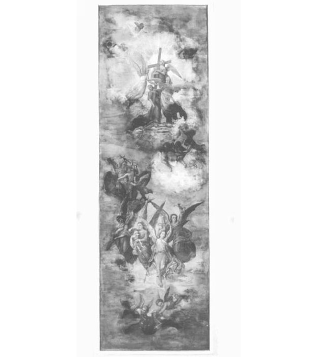 gloria di angeli (dipinto) di Giacomelli Lorenzo (ultimo quarto sec. XIX)