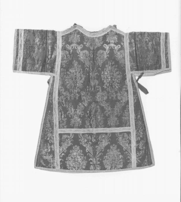 dalmatica - manifattura italiana (sec. XIX)