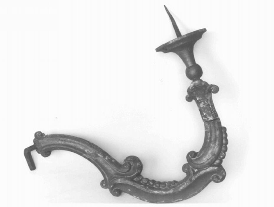 braccio di candelabro - ambito veneto (secc. XVIII/ XIX)
