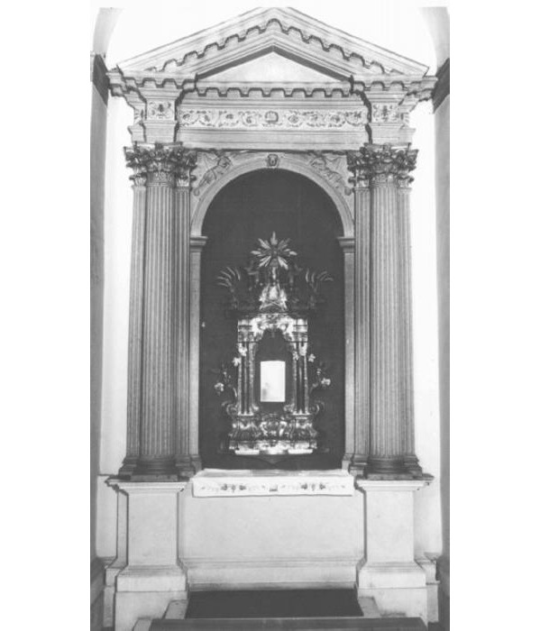 altare di Albanese Giovanni Battista (attribuito) (fine sec. XVI)