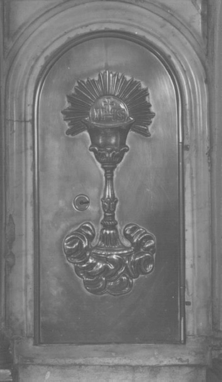 simbolo eucaristico (sportello di tabernacolo) - ambito veneto (seconda metà sec. XVIII)
