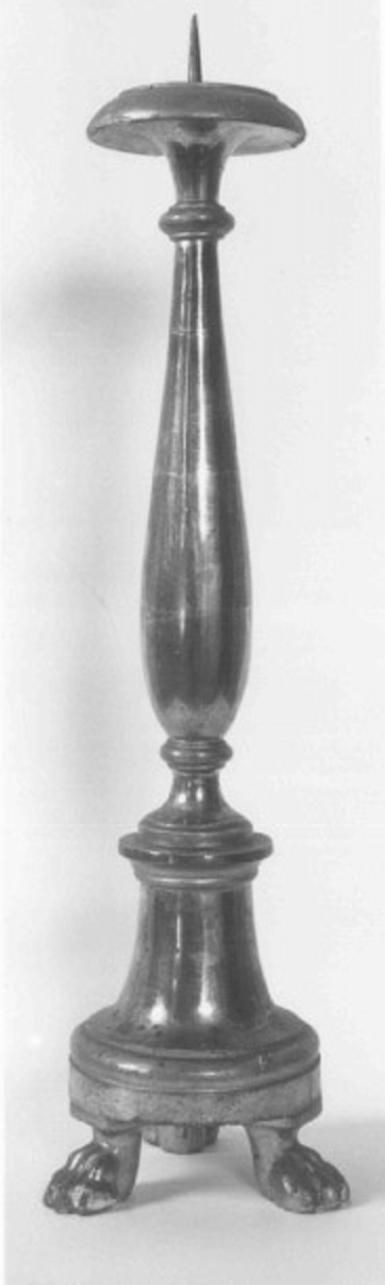 candeliere d'altare - ambito veneto (seconda metà sec. XIX)