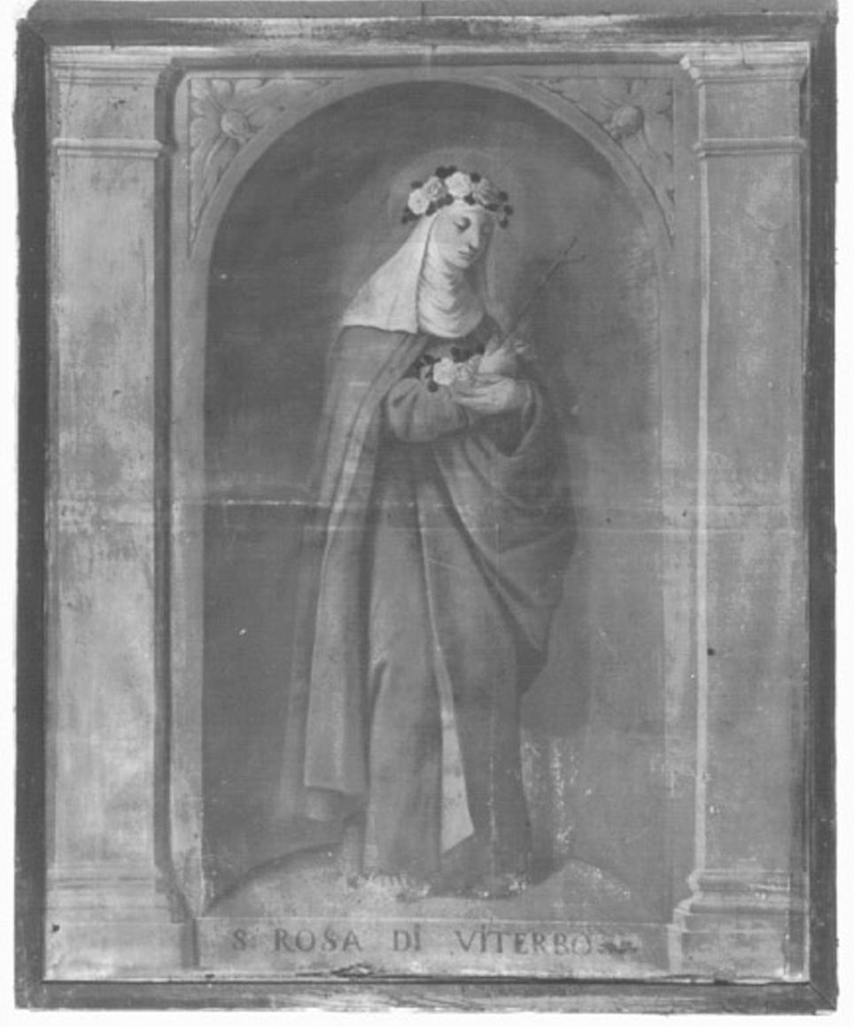 Santa (dipinto) di Cozza Giovanni (attribuito) (sec. XVII)