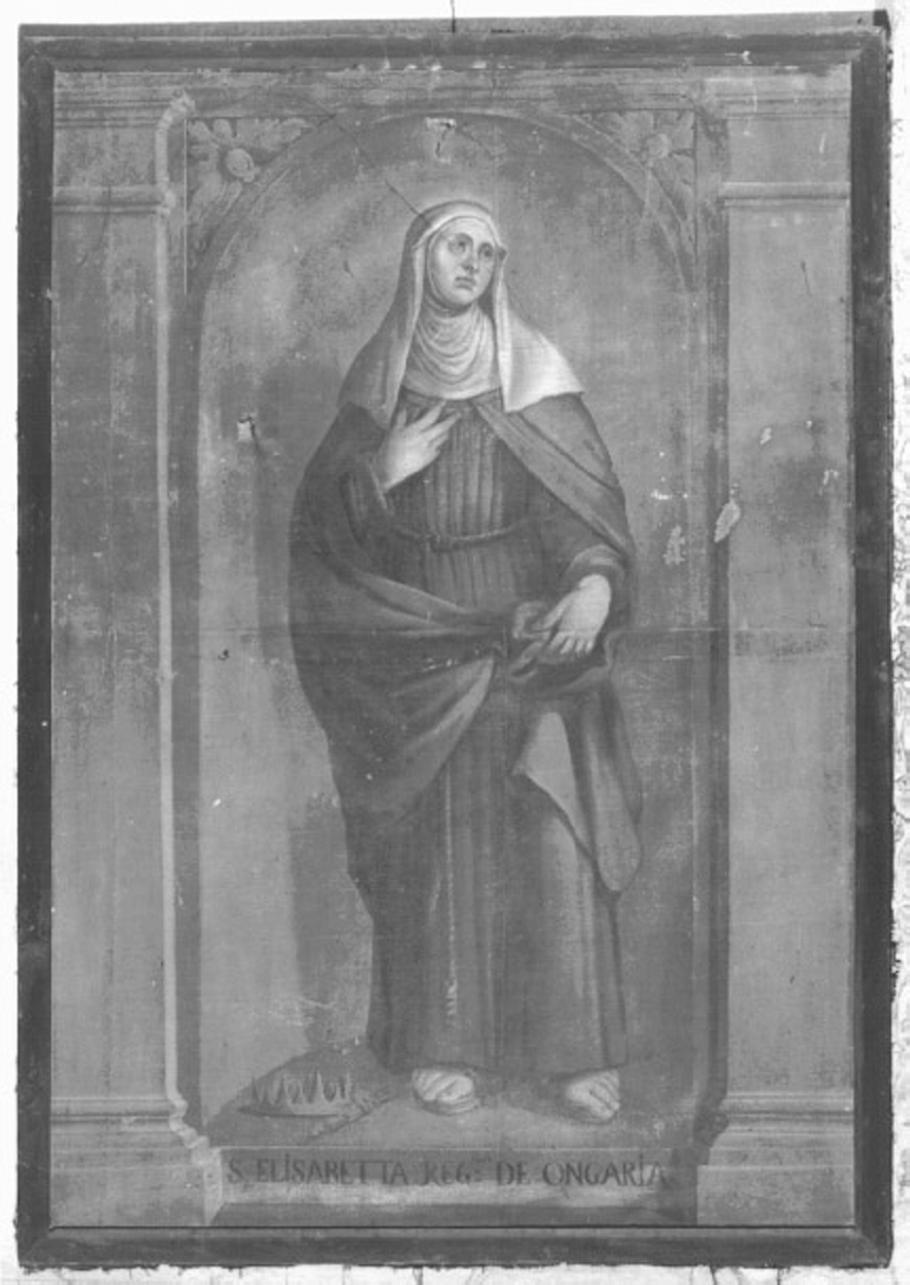 Santa Elisabetta (dipinto) di Cozza Giovanni (attribuito) (sec. XVII)