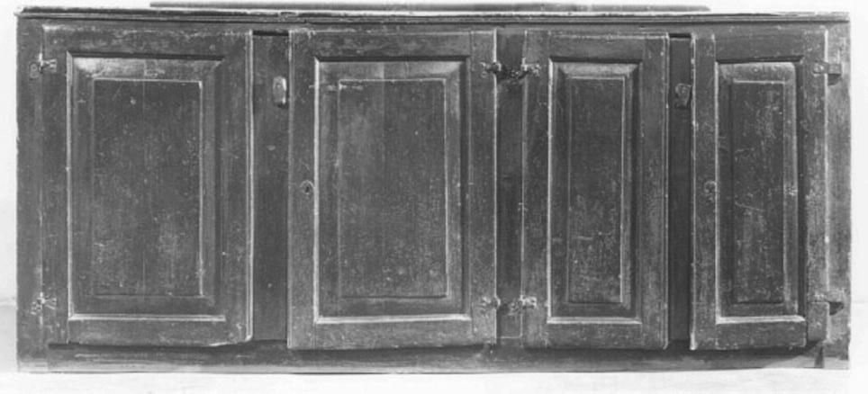 mobile da sacrestia - ambito vicentino (sec. XVII)