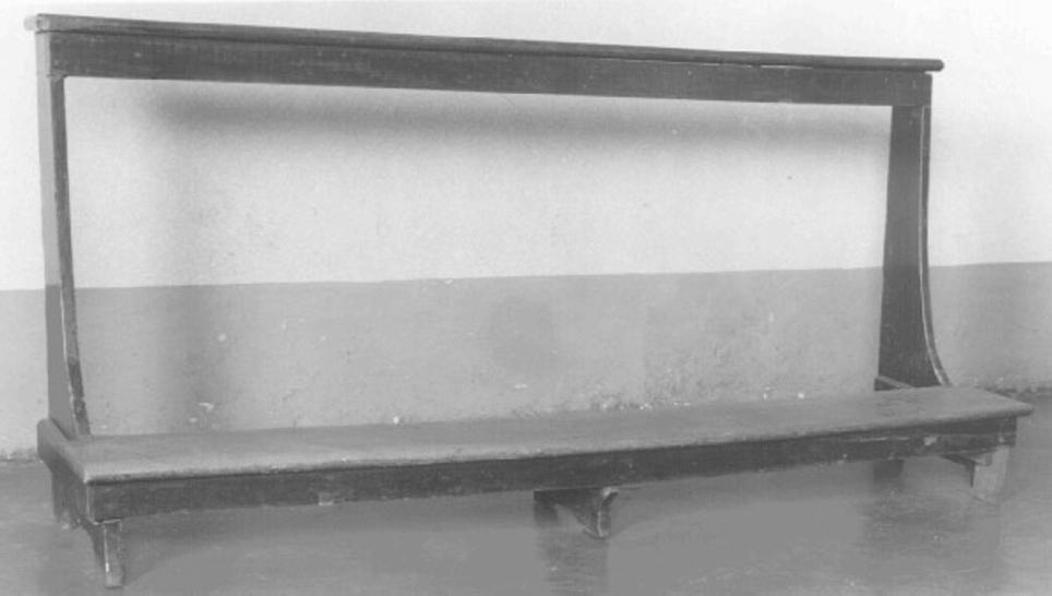 inginocchiatoio - ambito vicentino (fine/inizio secc. XIX/ XX)