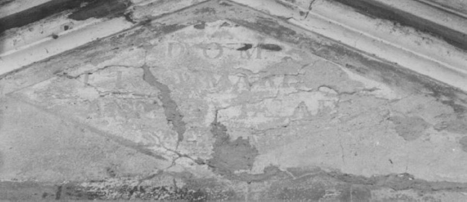 iscrizione (dipinto) - ambito veneto (sec. XIX)