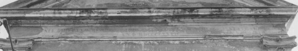 iscrizione (dipinto) - ambito veneto (sec. XIX)