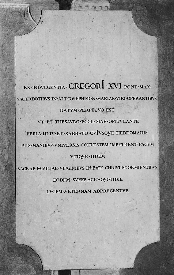 lapide - ambito veronese (sec. XIX)